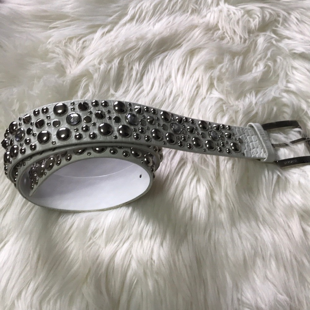 Authentic Versace studded belt
